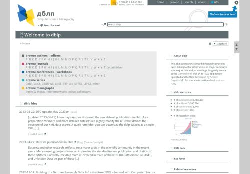Dblp capture - 2023-12-10 03:40:59