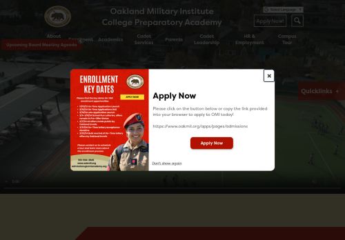 Oakland Military Institute capture - 2023-12-10 09:13:49