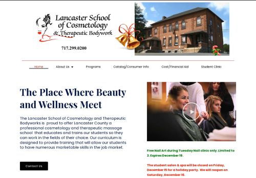 Lancaster School of Cosmetology capture - 2023-12-10 10:48:50