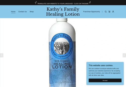 Kathys Family Healing Lotion capture - 2023-12-10 13:30:52