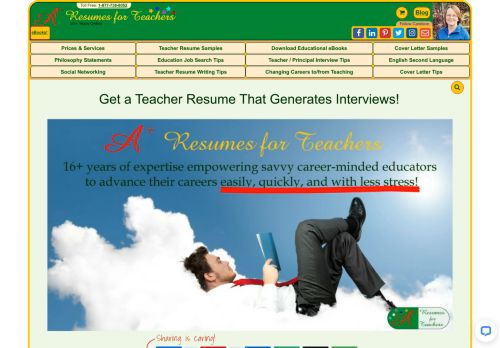 A Resumes for Teachers capture - 2023-12-10 16:09:26