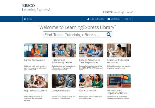EBSCO Learning Express capture - 2023-12-10 17:30:23