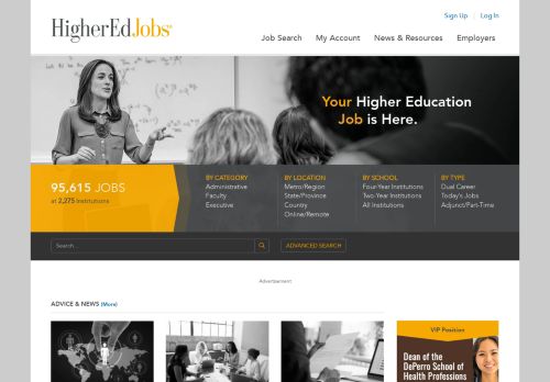 Higher Ed Jobs capture - 2023-12-10 22:08:27