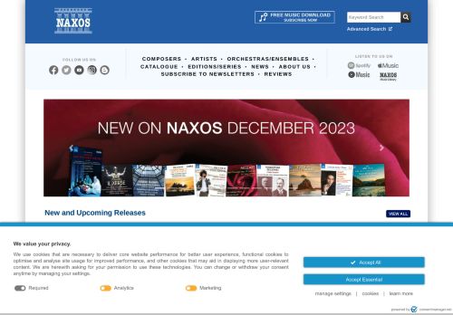 Naxos Records capture - 2023-12-11 03:49:45