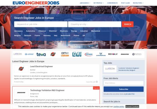 Euro Engineer Jobs capture - 2023-12-11 06:45:41