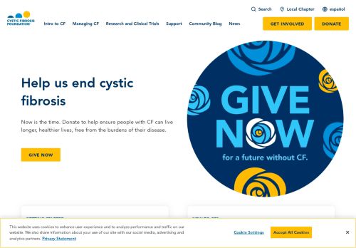 Cystic Fibrosis Foundation capture - 2023-12-11 13:38:37