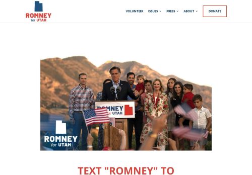Romney For Utah capture - 2023-12-11 22:44:16