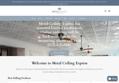 Metal Ceiling Express capture - 2023-12-12 03:13:07