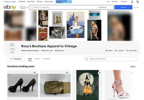 Roxy's Boutique Apparel to Vintage capture - 2023-12-12 03:47:24