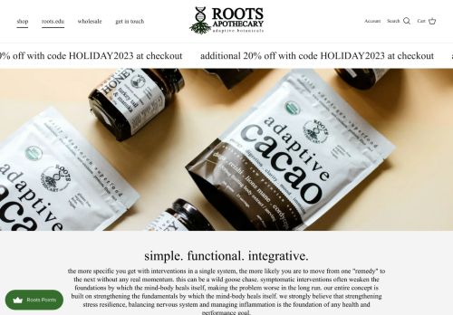 Roots Apothecary capture - 2023-12-12 05:09:42