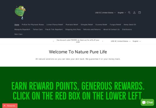 The Cbd Store By Nature Pure Life capture - 2023-12-12 07:54:46