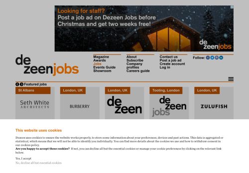 Dezeen Jobs capture - 2023-12-12 21:14:41