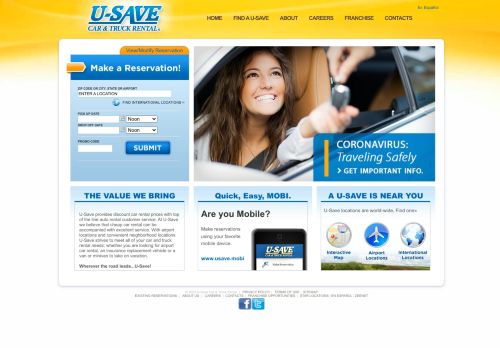 U Save Car And Truck Rental capture - 2023-12-13 10:06:00
