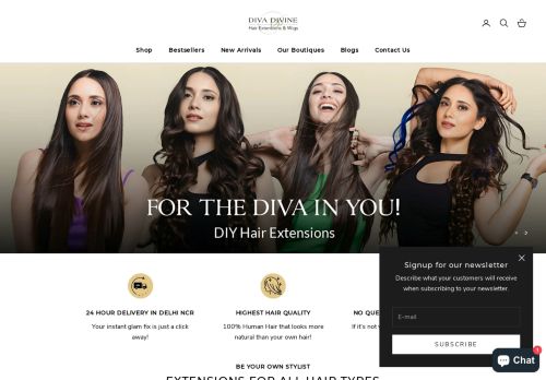 Diva Divine Hair Extensions and Wigs capture - 2023-12-13 14:05:34