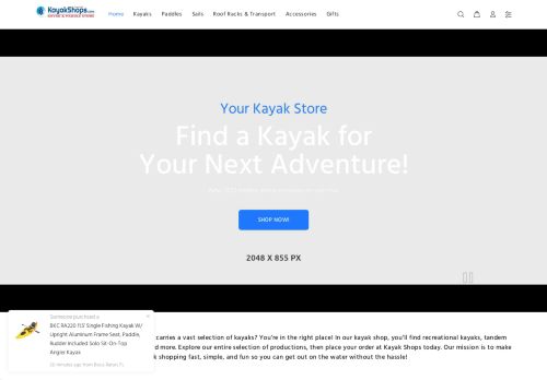 Kayak Shops capture - 2023-12-15 09:34:24