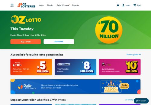 Oz Lotteries capture - 2023-12-16 03:56:16