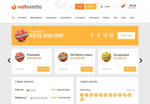 Red Fox Lotto capture - 2023-12-16 17:48:41