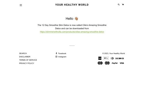 Your Healthy World capture - 2023-12-17 16:16:19