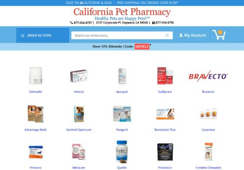 California Pet Pharmacy capture - 2023-12-18 08:10:00