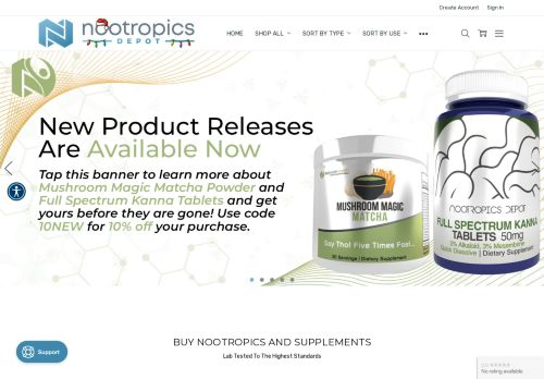 Nootropics Depot capture - 2023-12-19 13:15:02