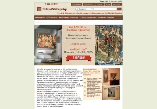 Medieval Wall Tapestry capture - 2023-12-21 08:05:05