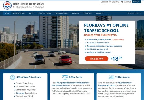 Florida Online Traffic School capture - 2023-12-21 10:42:21