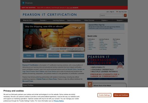 Pearson IT Certification capture - 2023-12-22 06:33:04