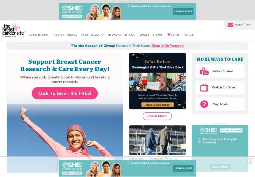 The Breast Cancer Site capture - 2023-12-22 11:53:44