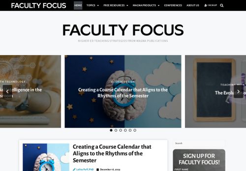 Faculty Focus capture - 2023-12-22 20:34:07