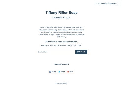 Tiffany Riffer Soap capture - 2023-12-23 09:55:09