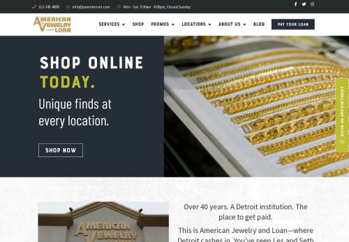 American Jewelry and Loan capture - 2023-12-23 23:31:41