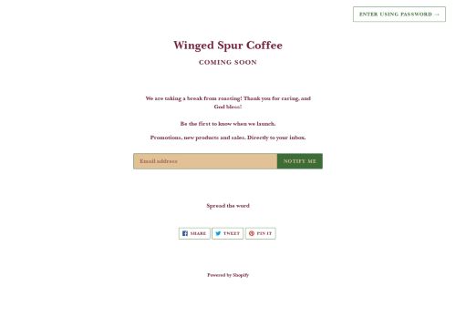 Winged Spur Coffee capture - 2023-12-24 03:35:38