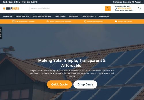 Shop Solar Kits capture - 2023-12-24 10:37:37