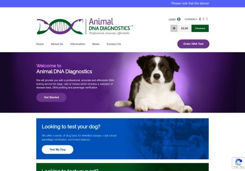 Animal DNA Diagnostics capture - 2023-12-25 06:14:47