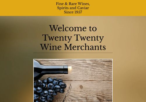 Twenty Twenty Wine Merchants capture - 2023-12-25 14:11:46