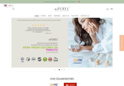 De Puryl Natural Skin Care capture - 2023-12-26 05:54:02