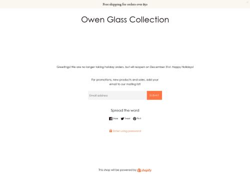 Owen Glass Collection capture - 2023-12-26 06:23:37