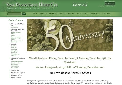 San Francisco Herb Co capture - 2023-12-26 11:41:39