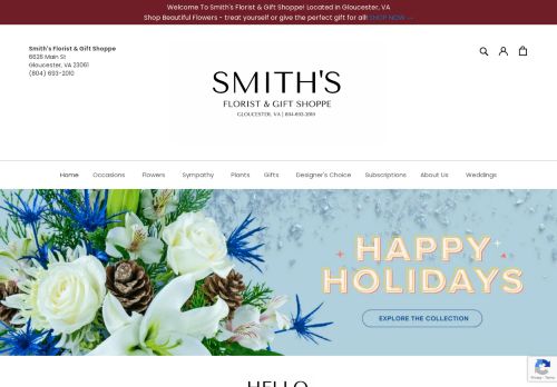 Smiths Florist and Gift Shoppe capture - 2023-12-27 03:35:56