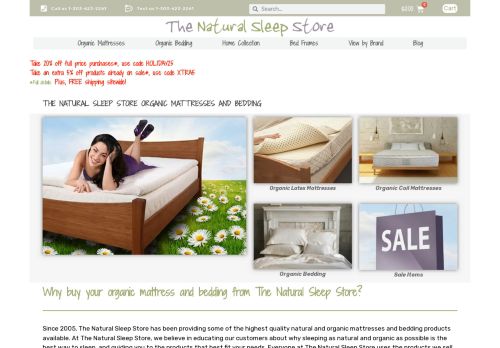 The Natural Sleep Store capture - 2023-12-27 12:49:31