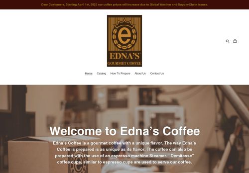 Ednas Gourmet Coffee capture - 2023-12-29 16:15:42