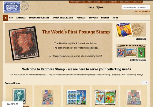Kenmore Stamp Company capture - 2023-12-30 02:17:27