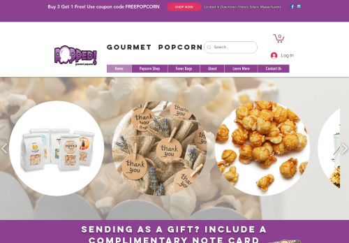 Popped Gourmet Popcorn capture - 2023-12-31 00:17:28