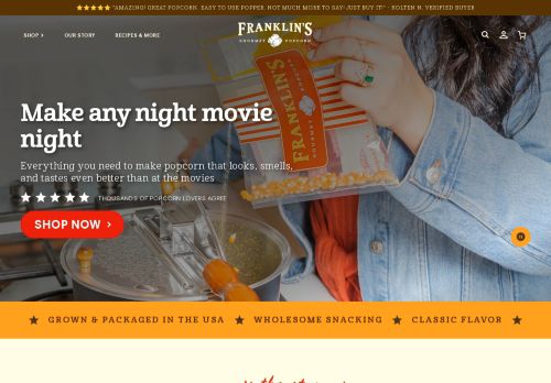 Franklins Gourmet Popcorn capture - 2023-12-31 05:06:43
