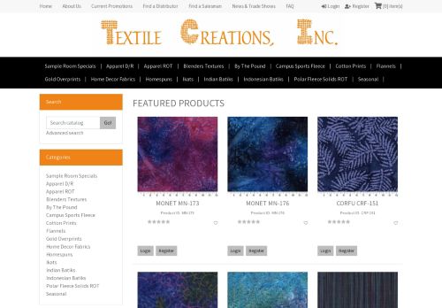 Textile Creations Inc capture - 2023-12-31 23:17:44