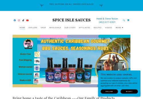 Spice Isle Sauces capture - 2024-01-01 03:53:41