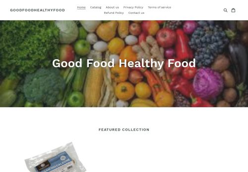 Good Food Healthy Food capture - 2024-01-01 13:58:55