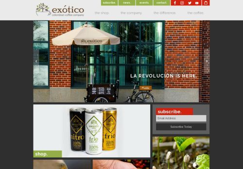 Exotico Colombian Coffee Company capture - 2024-01-02 00:03:50