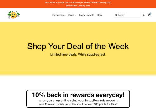 The Krazy Coupon Outlet capture - 2024-01-03 01:54:27