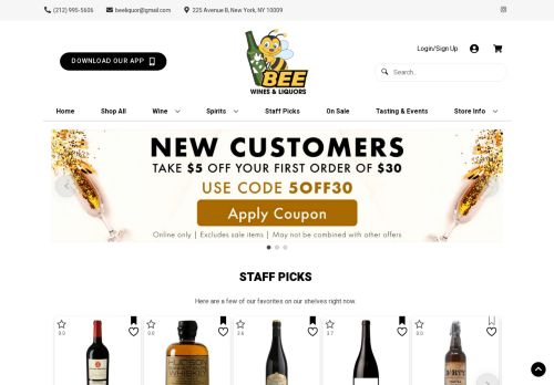 Bee Wines and Liquors capture - 2024-01-03 13:40:23